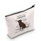 Gzrlyf Chocolate Labrador Retriever Makeup Bag Lab Dog Mom Gift Labrador Retriever Owner Lover Cosmetic Bag (ANATOMY OF A LABRADOR)