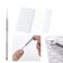 Pre-treatment Cuticle Pusher, Russian Prep Nail Pushers, Dual Ended Cuticle Remover with 100/180 Grit Sandpaper Sheets, Nail Care for Manicure Pedicure Nail Art