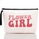 Flower Girl Proposal Flower Girl Gift Makeup Bag Wedding Gifts Bridal Party Gifts Cosmetic Bag for Women Bridesmaid Gifts Zipper Pouch Bag Bridal Shower Gifts Travel Toiletry Bag Wedding Party Gifts