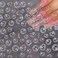 Transparent Heart Bubble Nail Art Sticker, 5D Cute Sweet Lovely Heart Bubbles Nail Decals Self-Adhesive Manicure Slider for Valentine's Day Nails Design.（3 Sheets