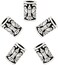 HAQUIL 5pcs Eagle Viking Beads Viking Hair Beads Hair Bead Beads Lock Hair Beard Beads Beads Dreadlock Accessories Pull Hair Pin Quick Beader Combo 2