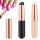 2PCS Silicone Nail Brush, Ombre Nail Brush, Silicone Lip Brush, Reusable Silicone Nail Chrome Applicator, Silicone Nail Brush Tools for Chrome, Ombre, French Nail, Lipstick, Concealer