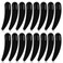 100 PCS Cosmetic Spatulas, Black Mini Spatula for Cosmetics, Skin Care Facial Cream Mask Spatula, Disposable Plastic Makeup Scoop for Sampling and Mixing