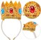 1Pcs Princess Peach Crown Headband and Necklace Set for Cosplay Party Halloween (BB)