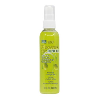 HASK Placenta Plus Olive Oil Leave-in Instant Conditioning Treatment 6oz (Packaging may vary)