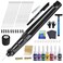 HAWINK Hand Tattoo Poke Stick Kit DIY Tattoo Tool Kit with 7 Ink 20 PCS Needles Aluminum Alloy Pen GK-HW801TN01-1