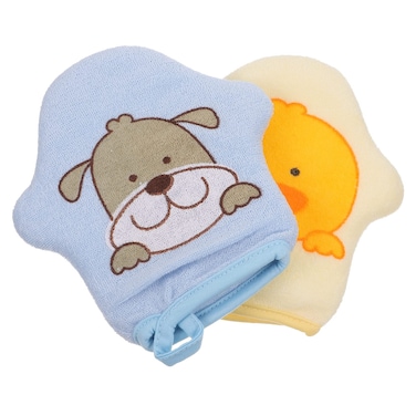 Healvian 2pcs Bath Cotton Baby Scalp Scrubber Facial Towels Toddler Bath Sponge Washcloths Duck Bath Balls Womens Body Wash Shower Bathing Towel Back Rubbing Towel Scrub Towel Spa Shampoo