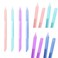 4Pcs Glass Cuticle Pusher, heemeei Dual-Ended Manicure Stick, Crystal Cuticle Pusher Glass File, Professional Precision Filing Cuticle Remover, Manicure Pedicure Tools for Nails and Cuticles Care&amp;hellip;