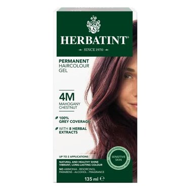 HERBATINT 4M Mahogany Chestnut Permanent Hair Colour, 4 OZ
