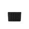 Puffy Quilted Makeup Bag for Women, Cosmetic Bag, Travel Toiletry Organizer Pouch Clutch (black)