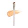 Beauty Angled Under Eye Concealer Brush, Foundation Concealer for Dark Circles, Finger Shape Nose Contour Makeup Brush for Liquid and Cream Blending and Diffusing, Under Eye Powder Brush.