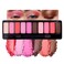 Ten-Color Eyeshadow Palette, Nude Red Pink Light Red Rose Red Light Pink Browm 10 Shimmer and Matte Shades, Blendable Powder, Party Eye Makeup, Vegan and Cruelty-Free, Built-In Mirror and Brush, 04#