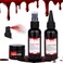 3Pcs Halloween Fake Blood Makeup Kit 5.44oz, Realistic Fresh Red Faux Blood Spray Washable for Cosplay Party Zombie Vampire Monster