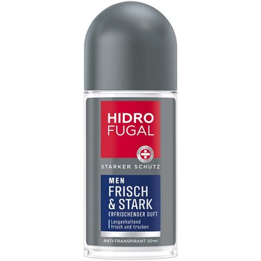 Men Fresh &amp; Stark Roll-On (50 ml), Strong Antiperspirant Protection with Refreshing Fragrance, Deodorant for Men Without Ethyl Alcohol