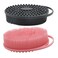 2Pack Silicone Body Scrubber - Multifunctional Body Bath Back Brush, Back Scrubber Shower Scrubber for Body Deep Cleaning and Exfoliation, Soft Silicone Loofah Suitable for All Skin Types