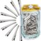 100Pcs Alligator Metal Hair Clips for Bow Making, Large Plain DIY Craft Clips Supplies (5.7cm/2.24)