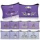 Hillban 10 Pcs Christian Inspirational Cosmetic Bag for Women Mother's Day Employee Appreciation Makeup Bag Gifts You Are Amazing Bible Canvas Verse Pouch(Flower,Purple)