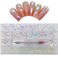 Nail Rhinestone Kit, Nail Art Decor Flat Rhinestone Kit for Nails, Shoes, Clothes, Jewelry DIY Craft Gems (600 Clear AB Diamonds + 6500 Flat Rhinestones)
