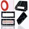 35 Pcs Empty Press on Nails Packaging Box Set 35 Pcs White Background Papers and 1 Double Sided Tape, Empty Nail Package Box Set for Press on Nail Business (Black)&hellip;