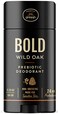 Honestly pHresh Natural Prebiotic Deodorant for Men, Baking Soda &amp; Aluminum Free Safe for Sensitive Skin, 24 Hour Odor Protection, 2.25 Oz, Bold Wild Oak