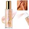 Body Glitter Spray, Moisturizing Bronze Body Shimmer Luminizer Glow Illuminator Quick-Drying and Non-Sticky Glitter Spray Liquid Highlighter Spray for Face Hair Body Glitter, 60ML -Rose Gold