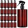 Hsei 20 Pcs 16 oz Amber Spray Bottles Empty Refillable Plastic Bottles with Trigger Sprayers Spray Water Container for Water Essential Oils Hair Cleaning Products