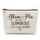 huester Glamma Gifts Makeup Bag, Mothers Day Gifts for Glamma Grandma Make Up Bag, Glamma Gifts for Grandma, Glam Ma Grandma Cosmetic Bag Travel Makeup Make Up Pouch Gifts for Glamma Grandma Purse