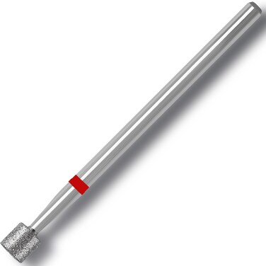Column Shape Cuticle Clean Nail Drill Bit 3/32'', Professional Safety Carbide Diamond Under Nail Cleaner for Cuticle Dead Skin Nail Prepare,Russian Dry Manicure Nail Salon Supplies (Fine)