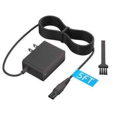 for Manscaped Lawn Mower 3.0 2.0 Charger for Lawnmower Power Cord，Replacement Manscape Electric Groin Hair Trimmer, Weed Whacker Nose and Ear Hair Trimmer Power Supply（LED, Brush）