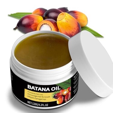 100% Natural Batana Hair Oil, Hair Oil for Damaged Hair, 4.2oz. Prevent Hair Loss, Eliminates Split Ends for Men &amp; Women, Intensive Hair Treatment for Dry, Damaged Hair, Truly Beauty Products