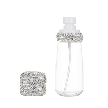 Bling Travel Spray Bottle 20oz/60ml, Fine Mist Mini Empty Spray Bottle, Leak Proof Cosmetic Refillable Travel Containers Plastic Hair Spray Bottle Sprayer for Water, Perfume, Face &amp; Hair Mist.