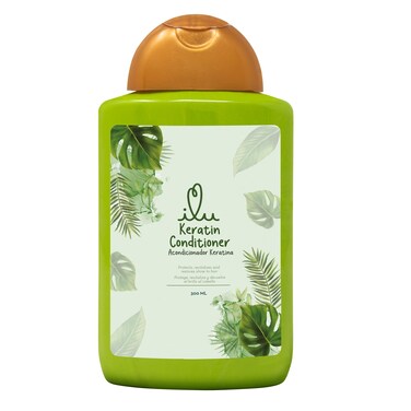ILU Keratin Conditioner for Hair 10fl (Pack of 1) &ndash; Keratin complex for Strengthening Hair, treatment for Damaged Hair, Frizz Control, Smooth &amp; Shine Hair, bringing the strongest &amp; healthiest hair.