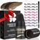 iMethod Eyebrow Stamp and Eyebrow Stencils Kit - Eye Brow Stencil Kits, Eyebrow Pomade for Perfect Eyebrow Makeup, Easy to Use, Natural Look, Deep Brown