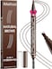 iMethod Microblading Eyebrow Pen - Eyebrow Pencil 2-in-1 Dual-Ended Eye Brow Pencils for Women with 3-Fork-Tip and Spoolie Brush Create Natural Hair-Like Defined Brows, Last All-Day, Dark Brown