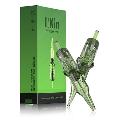 INKin REVO Tattoo Cartridge Needles, Disposable Tattoo Needles With Re-Define Precision #12 Standard 0.35mm Round Liner 3RL, Upgraded Design Durable Needle Cartridges for Tattooing 20Pcs(R1203RL)
