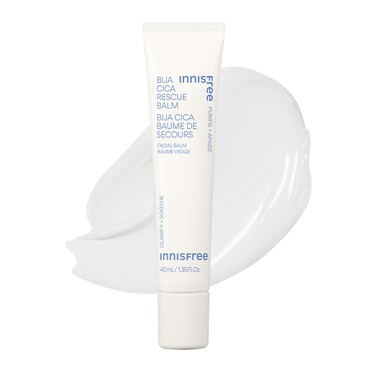 innisfree Bija Cica Rescue Balm with Squalane, Korean Moisturizing Balm Helps Soothe Skin and Improve Uneven Texture (Packaging May Vary)