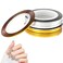 20 Pcs Striping Tape for Nail Art Nail Striping Tape Line 1mm Self Adhesive Nail Sticker Glitter Gold Silver Pinstripe Tape Nail Decoration Sticker DIY Nail Tools for Women Girls Manicure Decor(66 Ft)