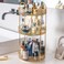 360 Rotating Makeup Organizer, Yellow, Unisex, 3 Tier Countertop Storage, Fits Cosmetics, Perfume, Skincare, Lipsticks