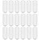 Ipetboom 200Pcs Headband Round Rubber End Caps, Tube Bolt Cap Cover Screw Thread Protectors for Hair Hoop Diy Accessories, Clear