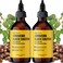 IQ Natural Jamaican Black Castor Oil for Hair Growth and Skin Conditioning, 100% Pure Cold Pressed, Scalp, Nail and Hair Oil - (2 PACK Unscented) (4oz)