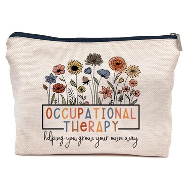 IWXYI Occupational Therapy Gifts,OT Gifts,Occupational Therapy Therapist Ot Women's Makeup Make Up Bag Zipper Pouch Travel Toiletry Gifts For Occupational Therapist Women