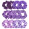 Jaciya Satin Silk Scrunchies for Women Girls Ponytail Holders Purple Hair Scrunchies Elastic Hair Ties No Damage