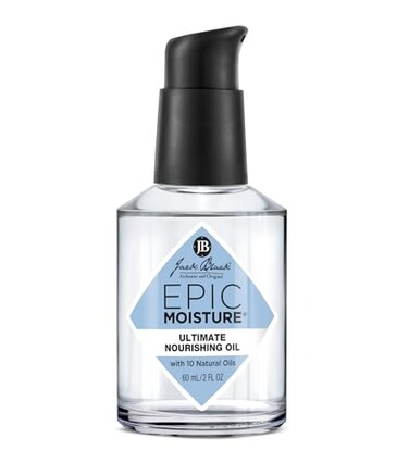 Jack Black Epic Moisture Ultimate MP10 Nourishing Oil, 2 Fl Oz &amp;ndash; Multi-Purpose Moisturizing Body Oil and Beard Oil with 10 Natural Oils for Face, Beard, Body, Hair, Elbows, Feet and Cuticles