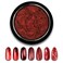 Red Chrome Nail Powder Mirror Effect Metallic Dust Holographic Glitter Glazed Manicure Decoration Reflective Pigment for DIY Gel Polish Nail Art, Resin Craft, Gifts