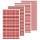 1799 Pcs 4 Sheets Rhinestone Stickers 3/4/5/6 mm Self Adhesive Rhinestones Gems for Face Eyes Makeup Hair Body (Red-3/4/5/6mm)