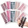 10 PCS Polish Cured Gel Nail Strips, Self Adhesive Nail Polish Stickers Long Lasting Nail Stickers Gel Nail Strips Chip Resistant Long Lasting Gel Nail Stickers Accessories