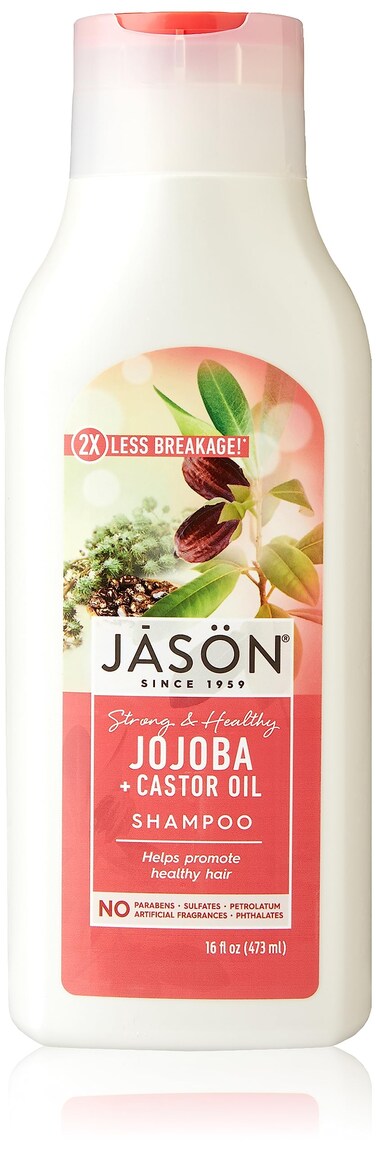 JASON Long and Strong Jojoba Shampoo, 16 oz. (Packaging May Vary)