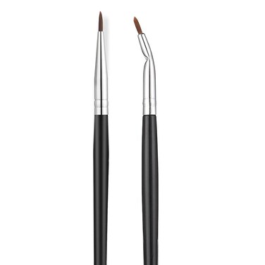 Fine Angled Eyeliner Brushes, JASSINS Precision Gel Eye Liner Brush,Synthetic Bristles Eye Makeup Tool,Ultra Thin Slanted Flat Angle for Beauty Cosmetic Tool