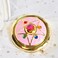 Cosmetic Makeup Folded Mirror, Anime Makeup Compact Mirror Star Crystal Star Portable Travel Handheld Foldable Double Sided Mirror, Cosplay Prop for Beauty Lovers