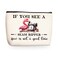 Funny Flamingo Gifts Sewing Accessories Cosmetic Bag Humorous Sewing Gifts Makeup Organizer Bag Quilting Gifts Christmas Birthday Appreciation Gifts Toiletry Bag for Sewing Lover Mother Aunt Sister
